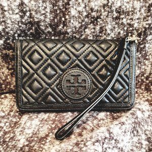 SOLD. Tory Burch Marion Quilted Wallet Wristlet